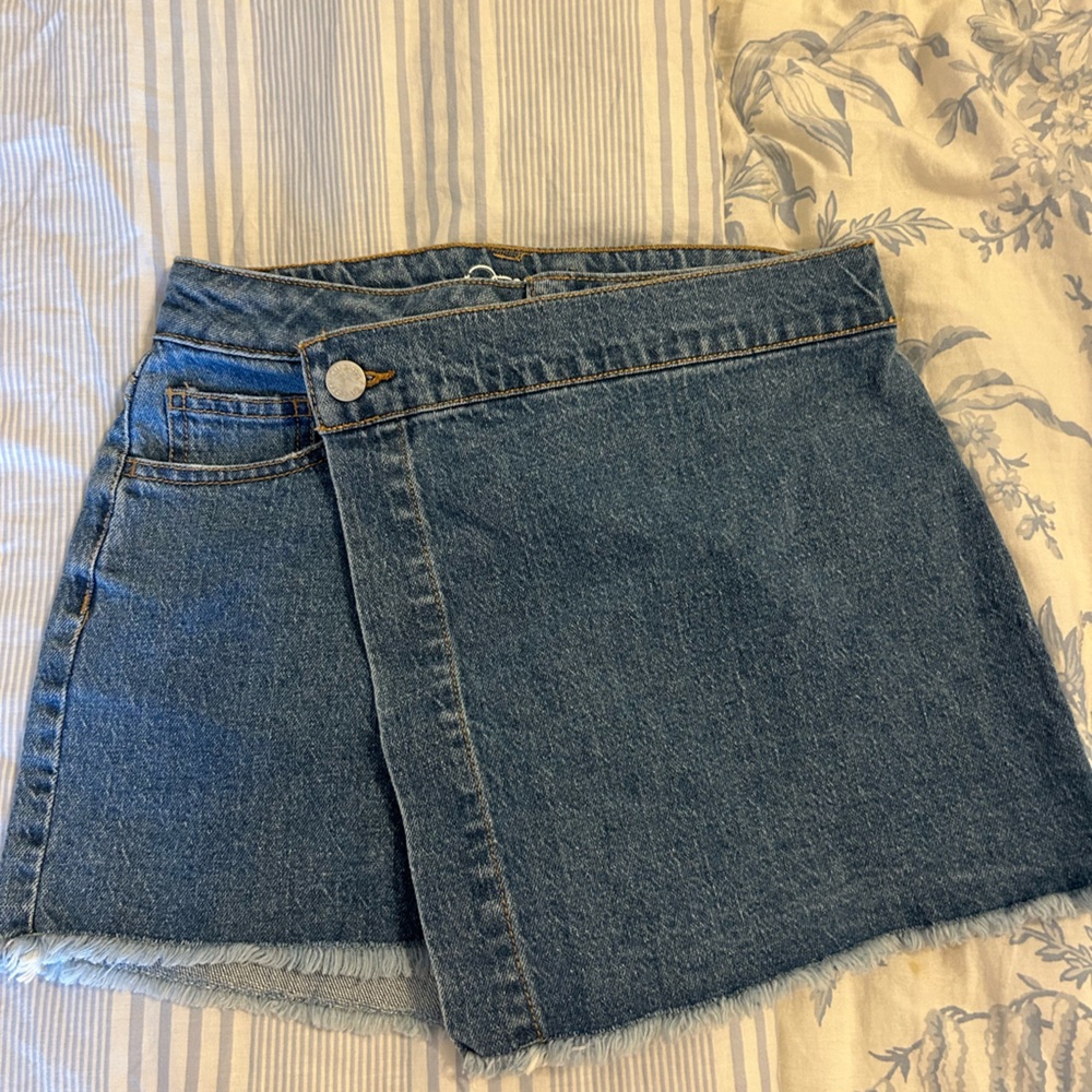 Art Class Blue Denim Skort